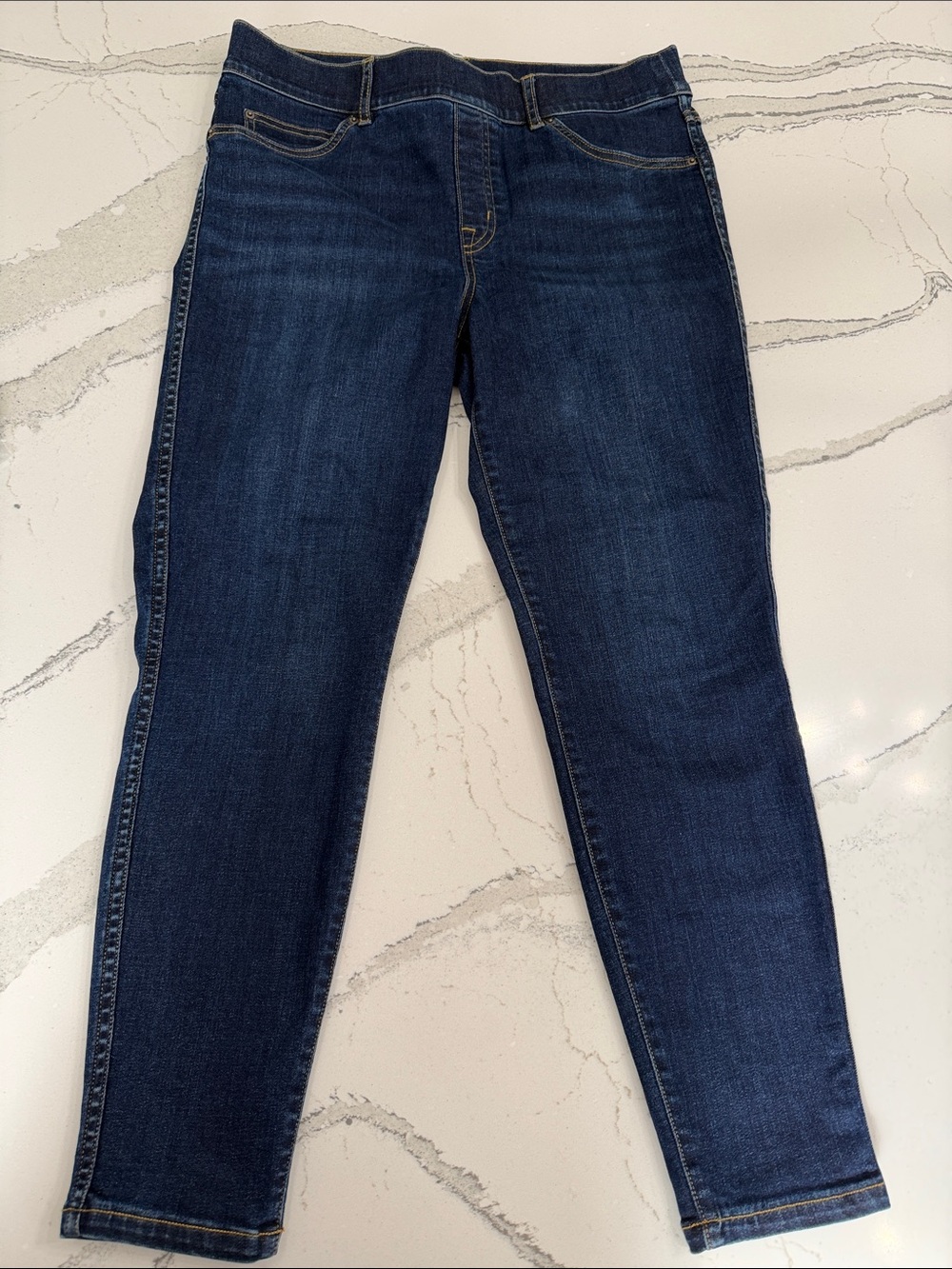 Spanx Pull-On Denim Jeggings Skinny Jeans Shaping Stretch Pants| LG